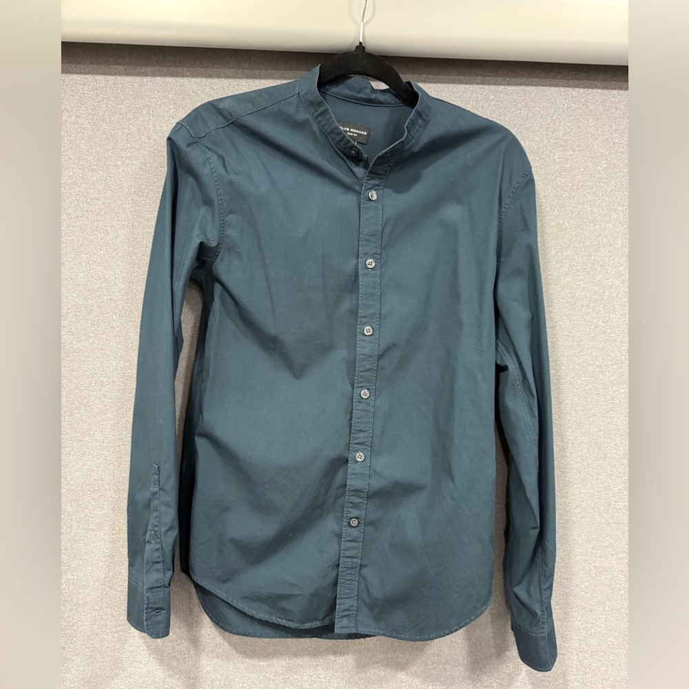 Club Mónaco Slim Fit Men's Blue Shirt Size XS